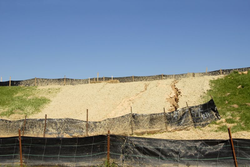 silt fence installation