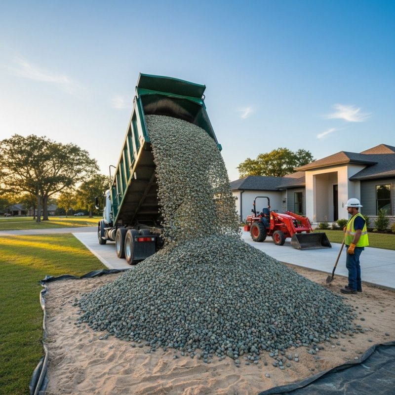 Pea Gravel Delivery